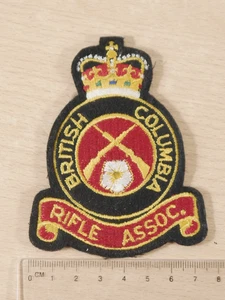 Bestickter Blazer Patch British Columbia Rifle Association Kanada Schießen - Bild 1 von 2