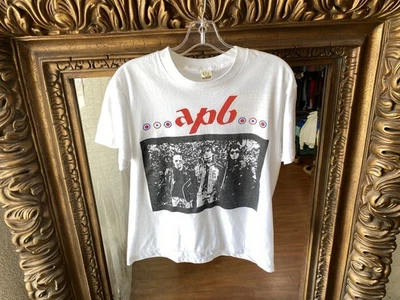 CAMISETA DE COLECCIÓN APB INVECTIVE BANDA POST-PUNK ESCOCESA AÑOS 80 M/L Pantalla Estrellas Foto 1 de 4