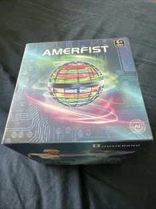 NEW AMERFIST Flying Orb Ball Toy Cosmic Globe Boomerang/Hover Ball Galactic Blue - Picture 1 of 6