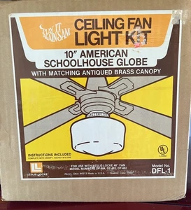 LESLIE LOCKE - DFS-1 Ceiling Fan Swag Lamp Canopy Chandelier Kit 20" 18 AWG Cord - Picture 1 of 20