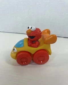 Hasbro Sesamstraße Werkstatt Elmo gelb Rennwagen Fahrzeug 2011 gebraucht LESEN - Bild 1 von 7