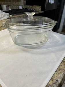 Vintage 703 3.01 Pyrex Corning A-21 / 3 Quart W/ Lid Pyrex DC 1 1/2-C Farmhouse - Picture 1 of 6