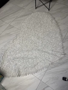 Heart Carpet White Home Decoration Room - Picture 1 of 3