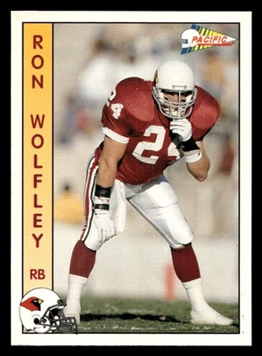1992 Pacific Ron Wolfley #250 Phoenix Cardinals - Image 1 of 2