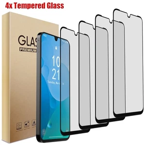 4x For Samsung Galaxy A07 A17 Clear Full Screen Protector Tempered Glass - Picture 1 of 26