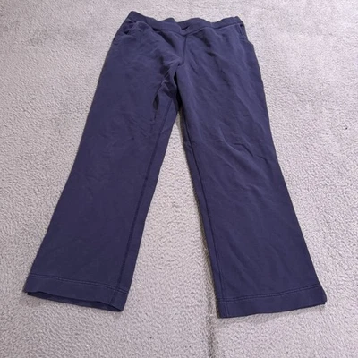 Pantalones deportivos Hanna Andersson para niños 10 azules azul marino pierna recta polar informales Foto 1 de 4