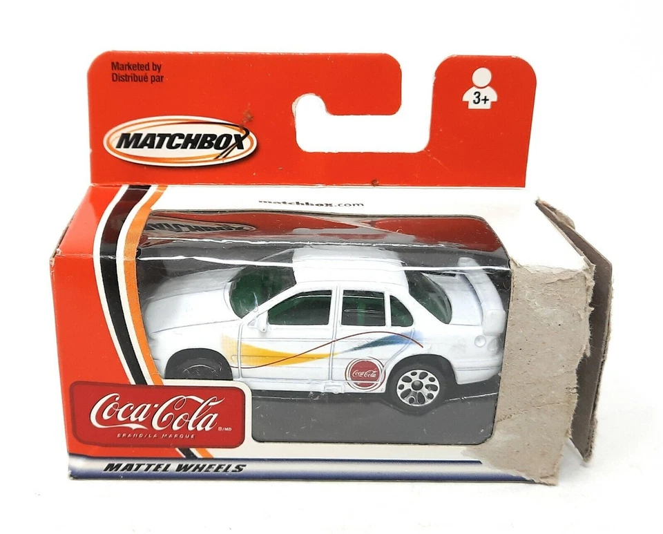 Matchbox Superfast MB Ford Falcon Coca Cola bianco Cina base MBX 1/64 - Immagine 1 di 1
