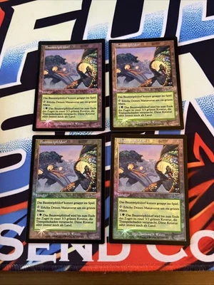 4x Treetop Village German FOIL Urza’s Legacy Mtg Pimp Deck Playset Magic - Image 1 of 4