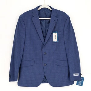 Kenneth Cole Reaction Herren Marine Techni-Cole Formeller Slim-Fit Blazer Größe 44R - Bild 1 von 5