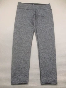 Tuff Athletics Size L Womens Gray Compression Pull On Cropped Leggings 627 - Picture 1 of 9