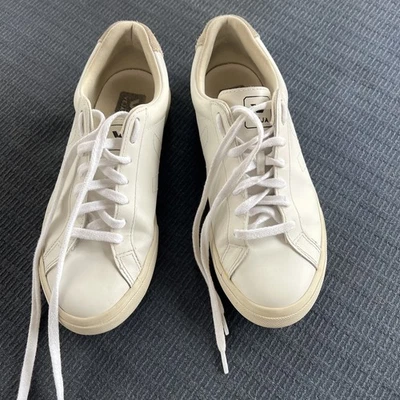 Veja Esplar Womens Shoes Size 8 White Leather Low Top Casual Sneakers - Image 1 of 4