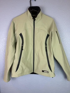 REI Jacket Womens Medium Sage Green Softshell Fleece Lined Full Zip Outdoor - Picture 1 of 14