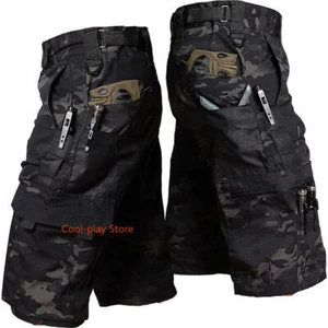 MEN'S Tactical Multi-pocket Five-point Short Pants Training Shorts Work Pants - Picture 1 of 25