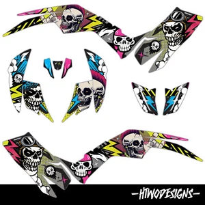 QUADZILLA GRAPHIC KIT XLC 320 500 XLC320 STICKERS DECALS QUAD GRAPHICS DECAL - Picture 1 of 1