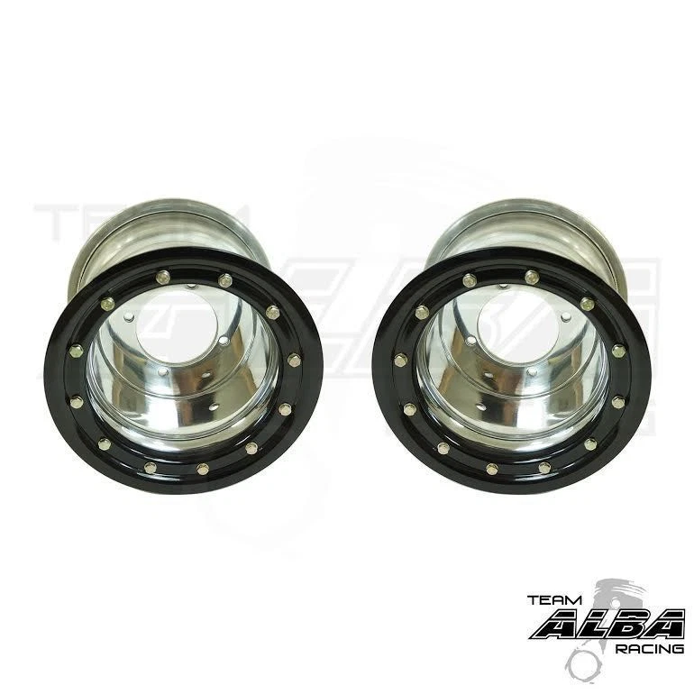 Raptor 350 250 125   Rear Wheels  Beadlock 8x8  3+5  4/115  Alba   S B - Image 1 of 1