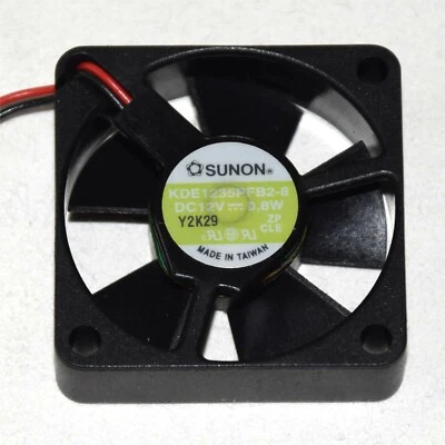 Ventilateur 12VDC SUNON - 35x35x10mm - 0,8W - Ref KDE1235PFB2-8 - Silencieux - Image 1 of 3