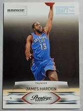 2009 Panini Prestige #153 JAMES HARDEN #/999 Light Blue Draft Picks RC ROOKIE SP