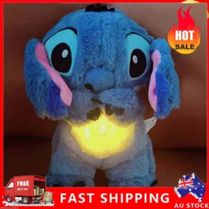 Stitch Breathing Musical Soothing Doll Sleep Toys Anxiety Relief Plush Toy Gift - Picture 1 of 15