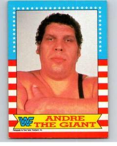 1987 O-Pee-Chee WWF #2 Andre the Giant  V69368