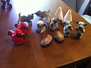 BULK LOT X 6 VINTAGE SALT AND PEPPER SHAKERS - Picture 1 of 2