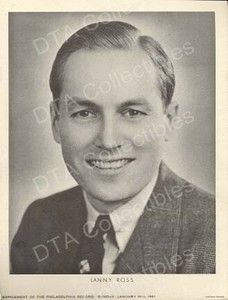 LANNY ROSS-FAN CARD-1937 VG