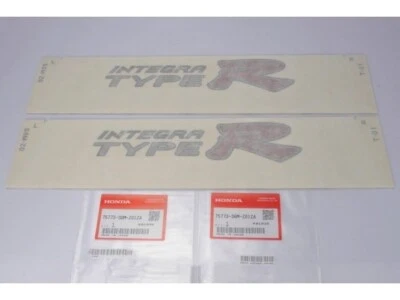 Juego de 2 calcomanías adhesivas laterales traseras con logotipo HONDA genuino Acura RSX Integra DC5 tipo R Foto 1 de 3