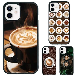 Anti scratch Cover For iPhone SE XS XR Max 5 6 7 8 Plus Magical Latte Coffee - Picture 1 of 25