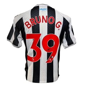 Bruno Guimaraes Autographed New Castle Soccer Jersey BAS COA Signed England - Picture 1 of 5