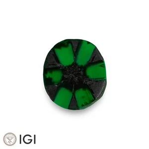 IGI Certified MUZO Trapiche Emerald 1.96 Ct. Natural OVAL Royal Green RARE FIND - Picture 1 of 5