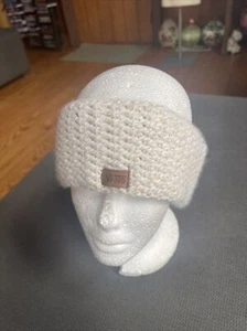 Vans Women's Cream Color Knitted Headbands One Size OS - Picture 1 of 7