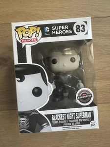 Funko Pop DC Blackest Night Superman Gamestop Exclusive #83 w/Pop Protector - Picture 1 of 7