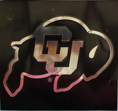Colorado State University Lic Chrome Sticker Qualilty NCAA Car Window  Decal - Image 1 of 4