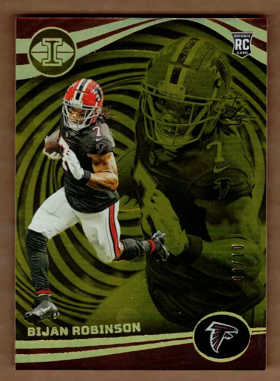 2023 PANINI ILLUSIONS TROPHY COLLECTION DIVISION #6 BIJAN ROBINSON #8/10