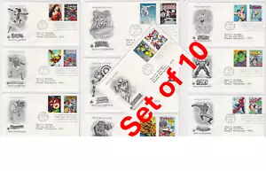 Marvel Comics Super Heroes- 2007 First Day Cover Set - ##4159a-t FDC- Artcraft - Picture 1 of 5