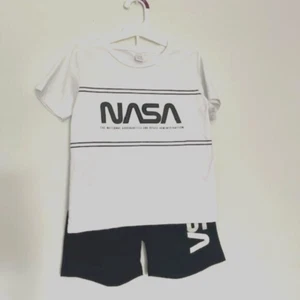 NASA Boys Summer Outfit – T-Shirt & Shorts – Size 7 - Picture 1 of 10