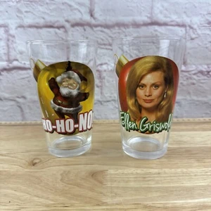 National Lampoons Christmas Vacation 2 Pint Glasses Ellen Griswold & Ho Ho No - Picture 1 of 7
