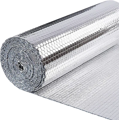 US ENERGY PRODUCTS Reflective Foil Insulation Bubble Roll Reflectix Heavy Duty Double Sided 4x25