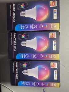 3 Smart Light Bulb,Bluetooth Light Bulb Color Changing LED Light Bulbs - Picture 1 of 5