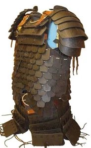 Medieval Leather Warrior Armor Handmade Brown Leather Cuirass for LARP, Cosplay, - Picture 1 of 2