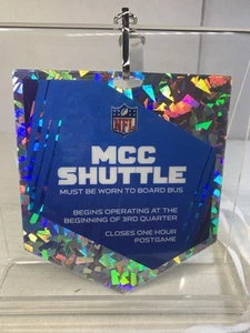 Super Bowl LII 2018 Eagles Patriots Philly Special NFL Game Shuttle Lanyard Rare - Bild 1 von 8