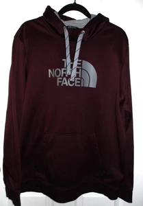 THE NORTH FACE LOGO BURGUNDY PULLOVER HOODIE MENS WOMENS UNISEX XL - Picture 1 of 3