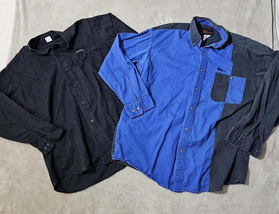 Lote de 2 Garth Brooks Mo Betta Western Hombres Grandes (Pozo 2 Pit 21 1/2") Foto 1 de 4