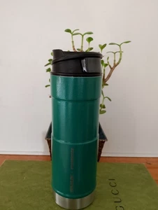 Termo térmico Starbucks x Stanley verde acero inoxidable 16 OZ - Imagen 1 de 15