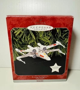 Hallmark Keepsake Ornament X-Wing Starfighter Star Wars Magic - Picture 1 of 6