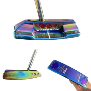 SCOTTY CAMERON BLUE RAINBOW PVD STUDIO SELECT NEWPORT 2.5 35” Putter W/Headcover - Picture 1 of 24