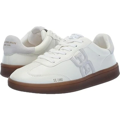 Sam Edelman Women's 8.5M White Leather Tenny Sneakers Skater Vintage 90s LB1-12 - Image 1 of 4