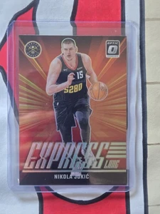 Nikola Jokic- Holo Silver Express Lane #3- 2024-25 Panini Optic NBA- Nuggets - Picture 1 of 2