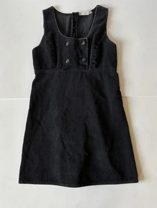 Vintage Jumper Girls Kid’s Size Dark Blue Corduroy - Picture 1 of 5