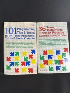 1983 TI-99/4A Komputer domowy Książki do programowania Len Turner - Zdjęcie 1 z 8