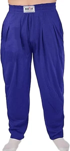 Uomo Pantaloni Palestra Larghi Di Culturismo Allenarsi Fitness Cotone E Spandex - Foto 1 di 12